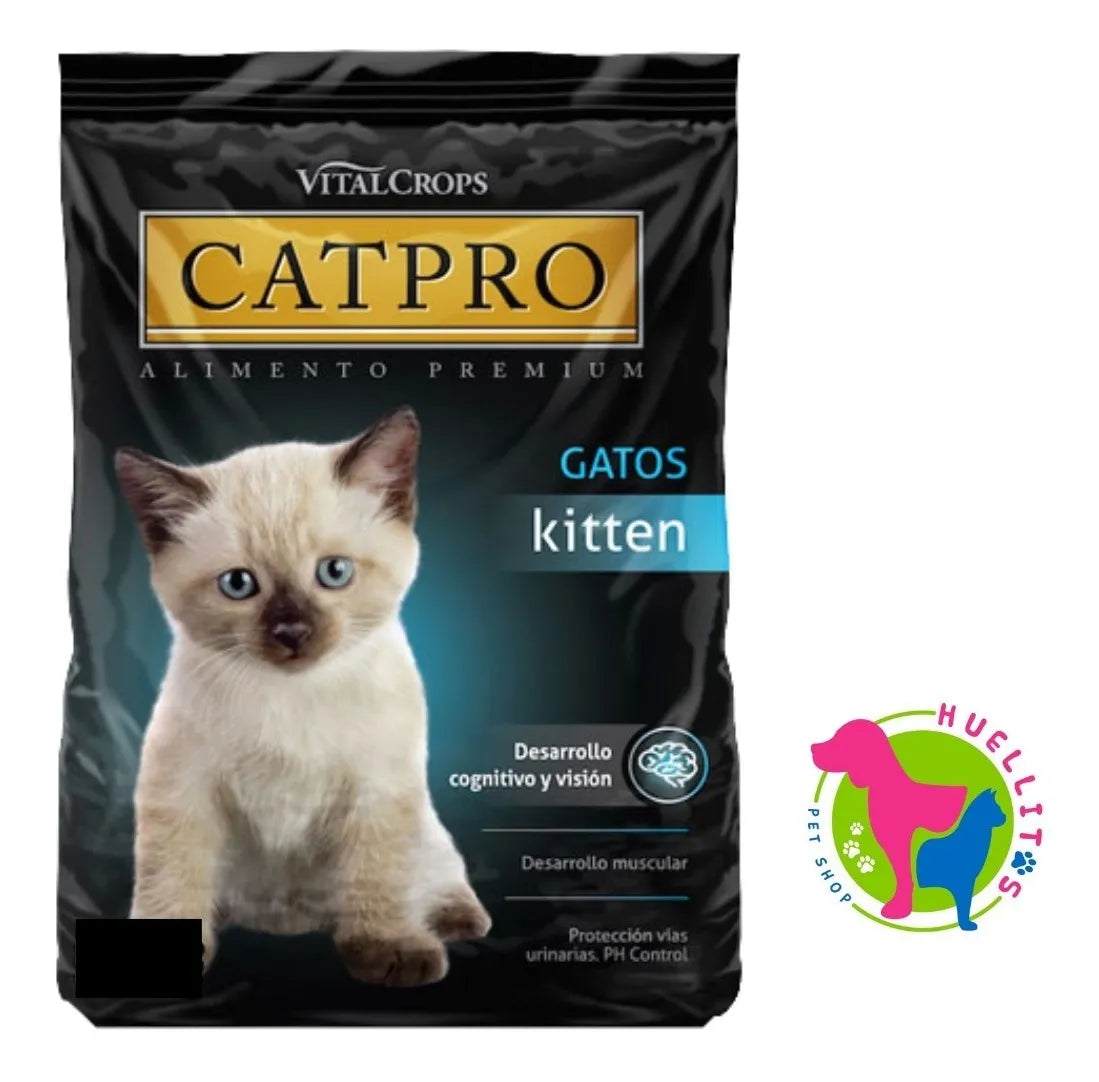 Catpro Kitten Gato Cachorro X3kg- E/g Z/o Huellitas Pet Shop