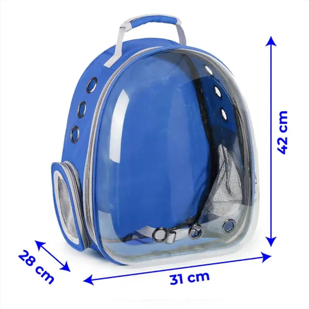 Mochila Transportadora Para Mascotas Gatos Perros Capsula