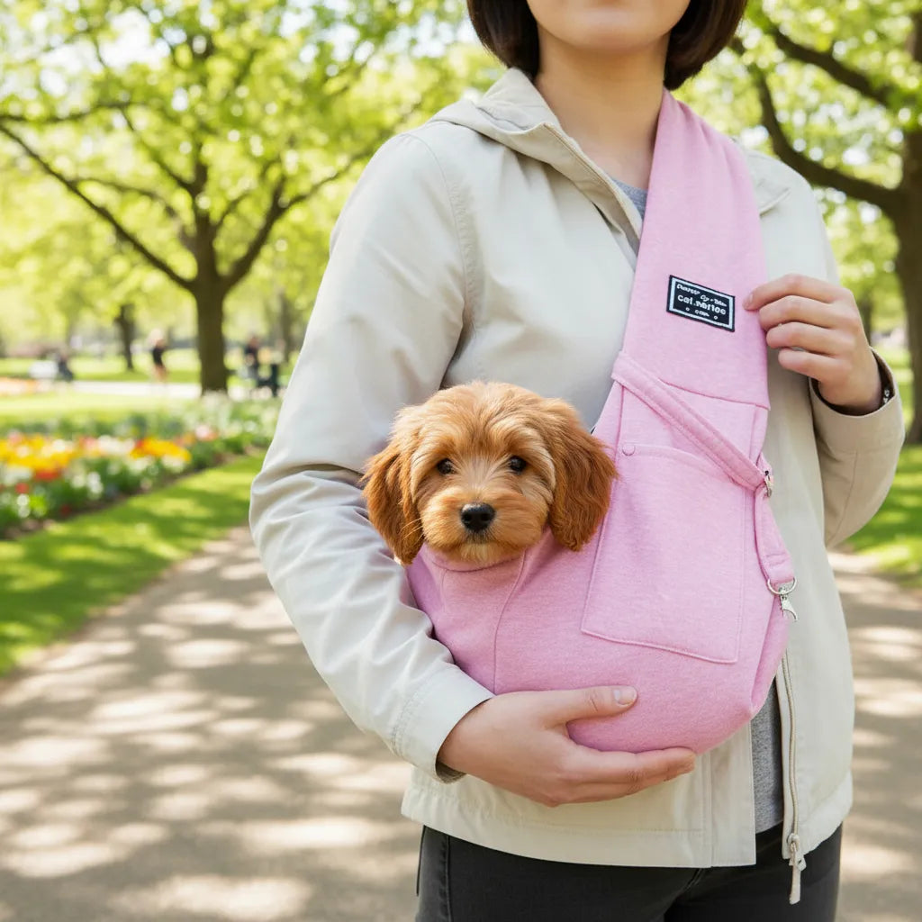 Mochila Bandolera Mascotas Gato Perro Viaje Correa Seguridad